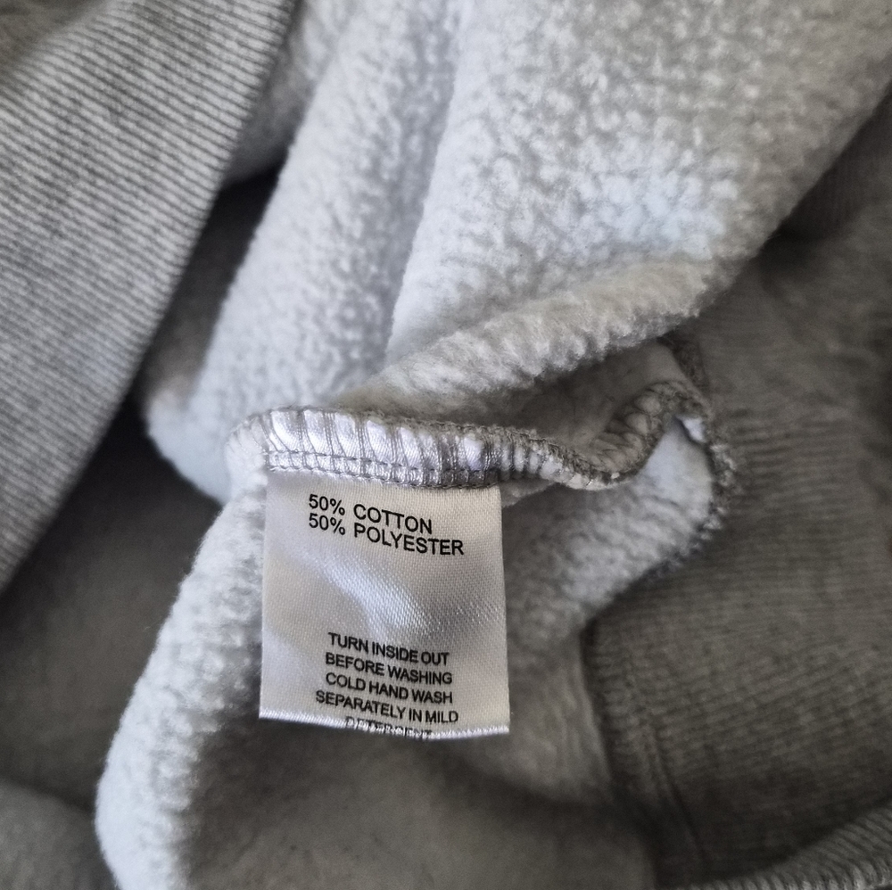 White Fox Offstage Hoodie Alloy Grey Hoodie Sweater Size L/XL - Picture 7 of 8